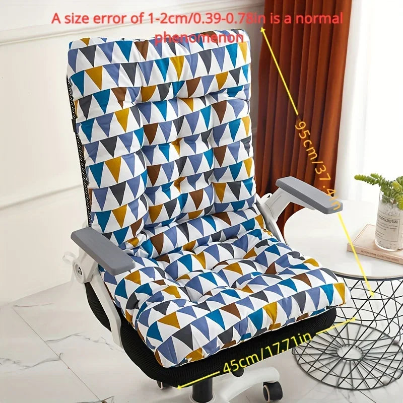 Ergonomic Office Chair Cushion with Integrated Backrest Support - Suitable for Multifunctional Use of Home and Car Seats