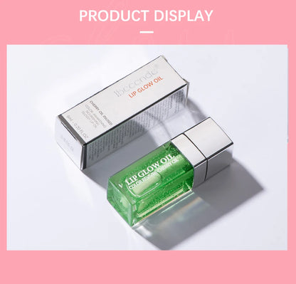 Hydrating Pink Lip Oil Gloss – Moisturising & Plumping Lip Treatment Soft & Nourished Lips