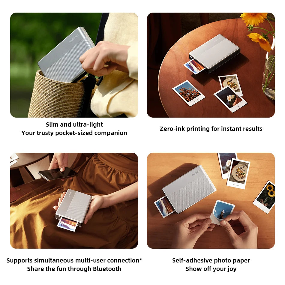 Xiaomi Portable Photo Printer 1S – Bluetooth ZINK Inkless Printer
