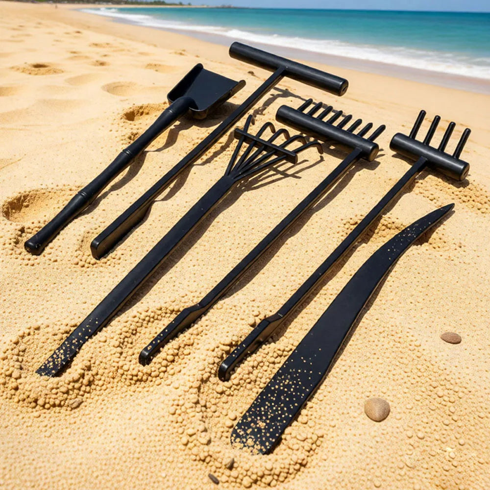 6PCS Zen Sand Garden Rake Set – Mini Meditation Sand Tray Tools