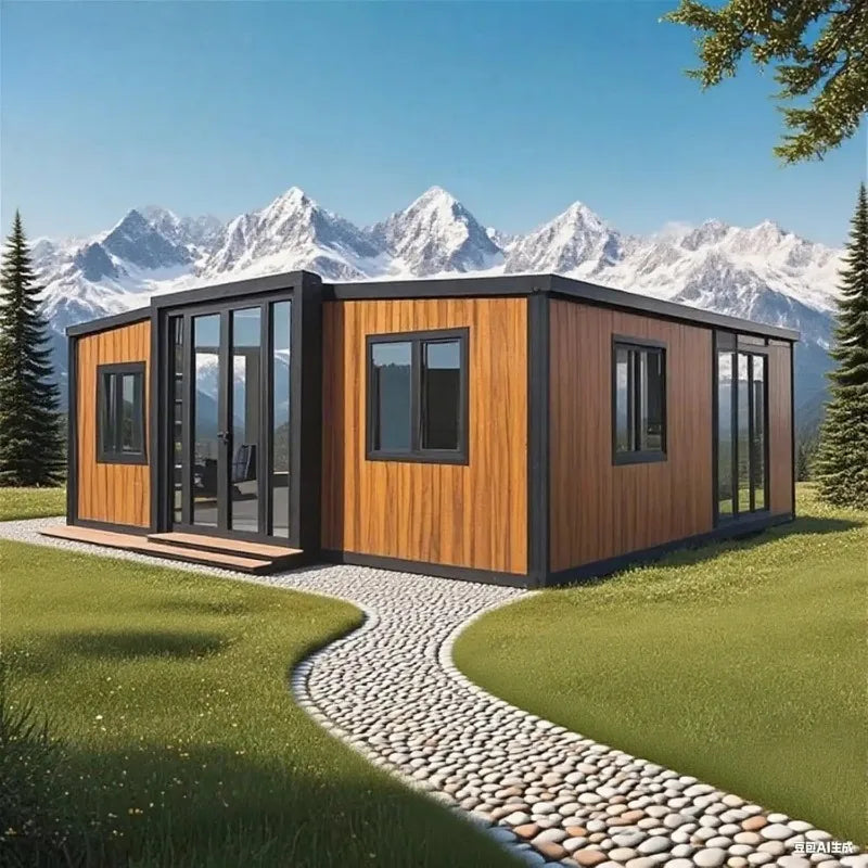20FT 40FT Expandable Container House Prefab Modular Tiny Home Easy Assembly
