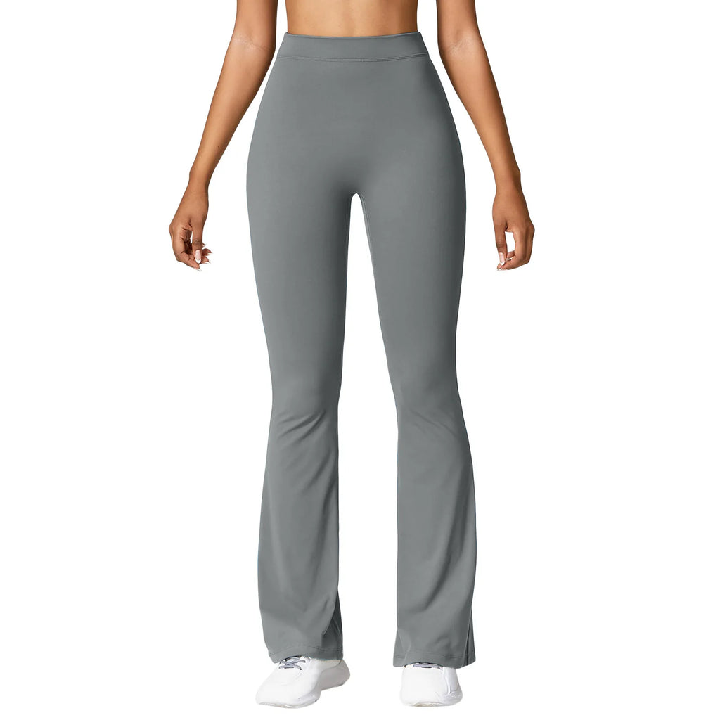 Sexy Yoga Flare Pants Women V-Cut Waist High Waist Push Up Butt Fitness Leggings Comfort Fit Gym Running Fashion Slim Leggings