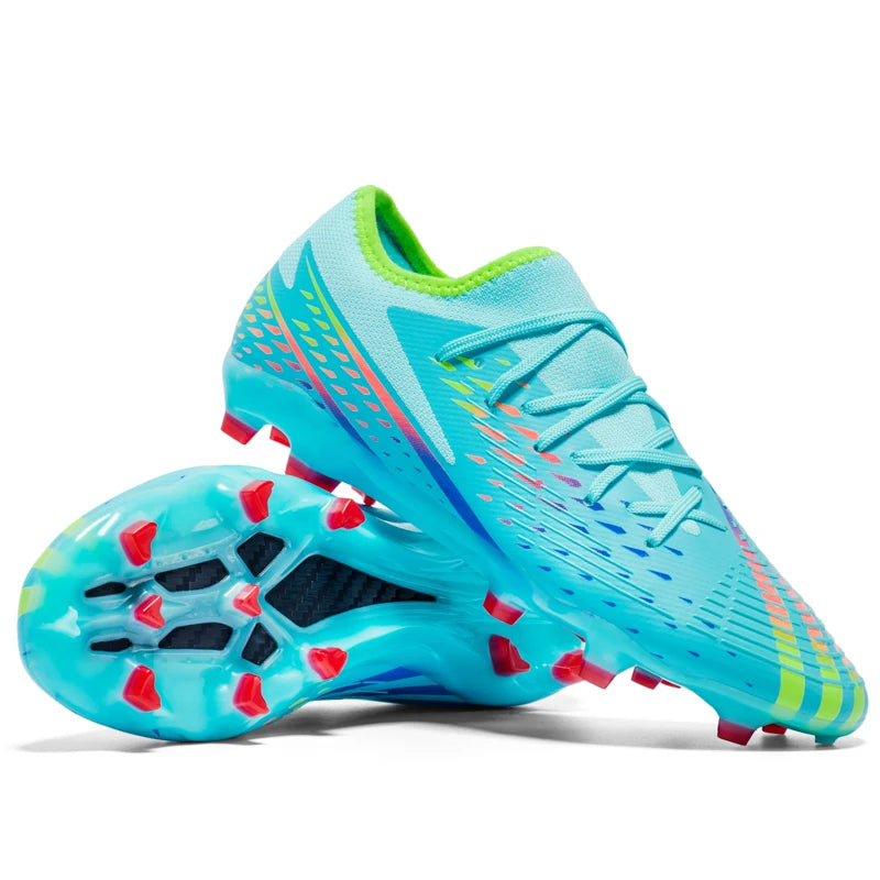 Soccer Shoes Men's Women TF/FG Football Boots Non-Slip Cleats Traning Grass Sneakers Teenagers Outdoor Breathable Sport Footwear