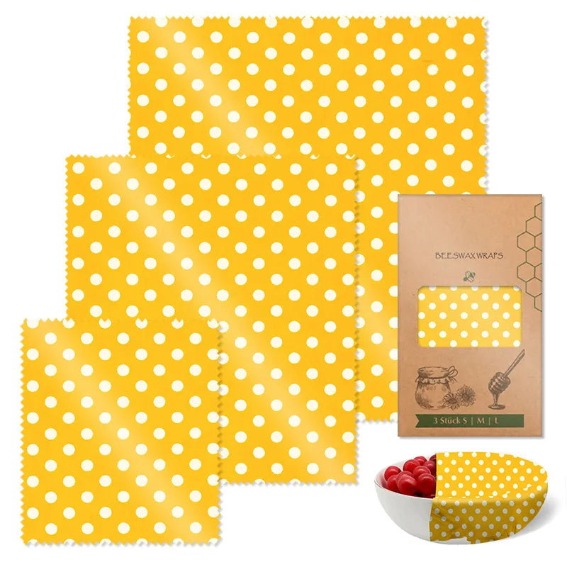 Beeswax Food Wrap – Reusable Cotton Preservation Cloth