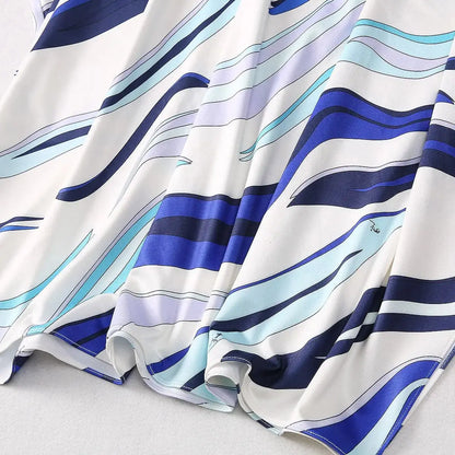 Elegant Women's Printed Maxi Dress – Casual Comfortable & Breathable Summer Wear