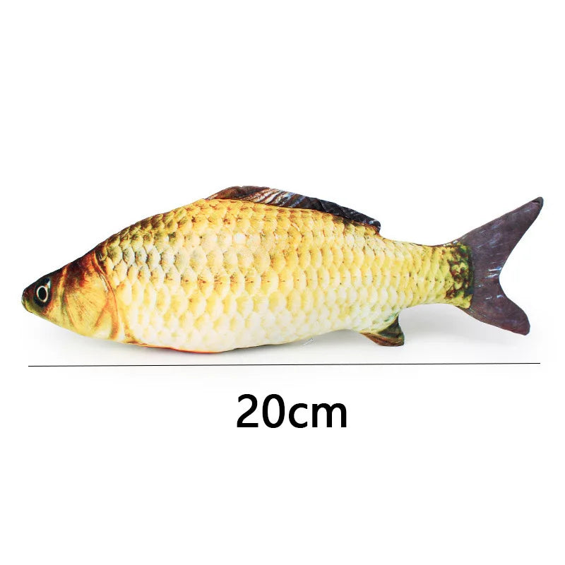 Fish Shape Cat Toy – Plush Scratch Board & Interactive Cat Toy