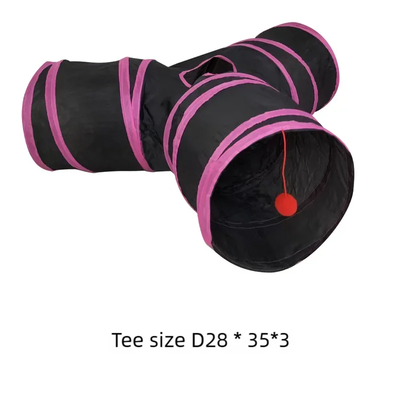 Cat Tunnel Toy – Interactive Peek Hole Tube for Indoor Cats
