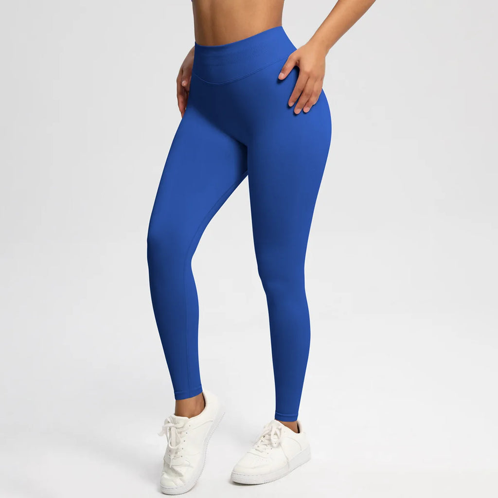 Seamless Fitness Pants Women's High Waist Yoga Leggings  High Stretchy Butt Lifting Breathable Sports Tights Women Gym Leggings
