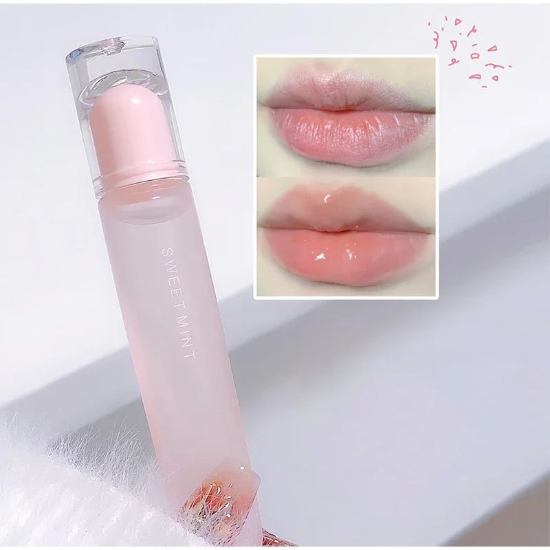 Plumping Crystal Jelly Lip Oil – Moisturising Long-Lasting Transparent Lip Gloss