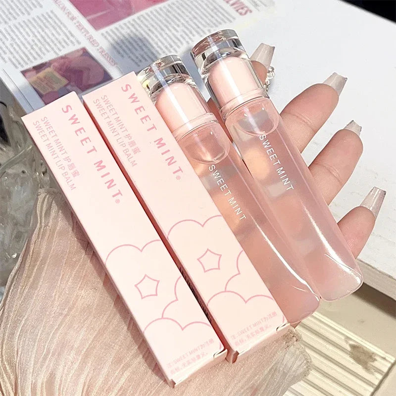 Plumping Crystal Jelly Lip Oil – Moisturising Long-Lasting Transparent Lip Gloss