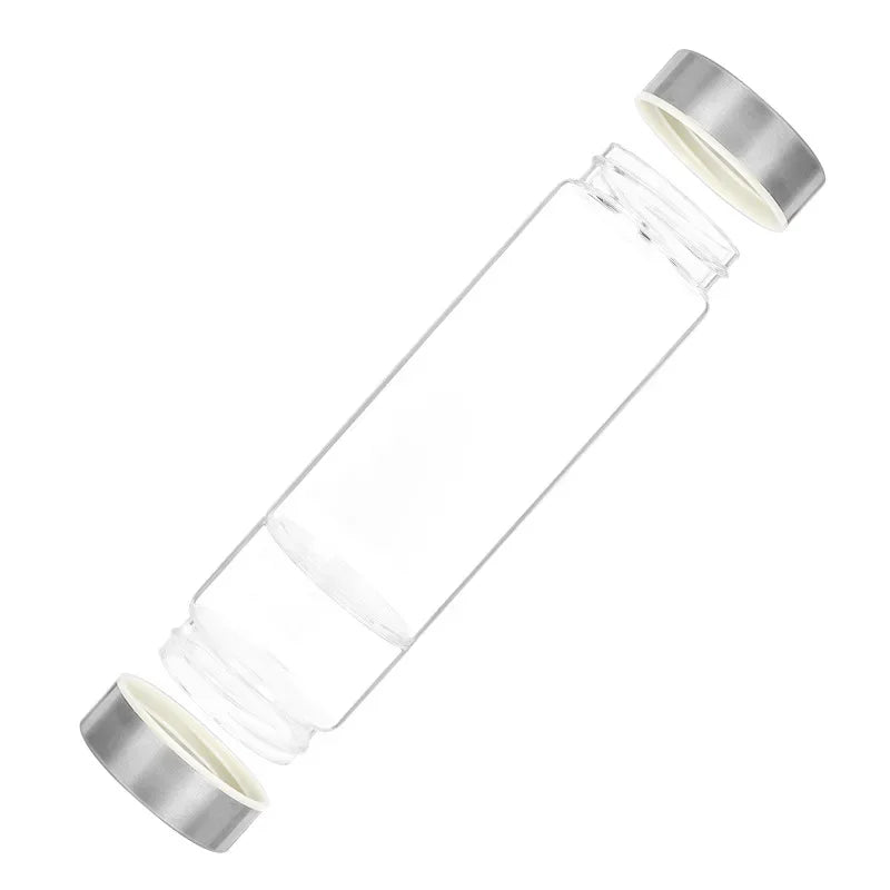 Big Diameter Crystal Bottles Multicolor Water Bottle Healing Infuser Energy Gym