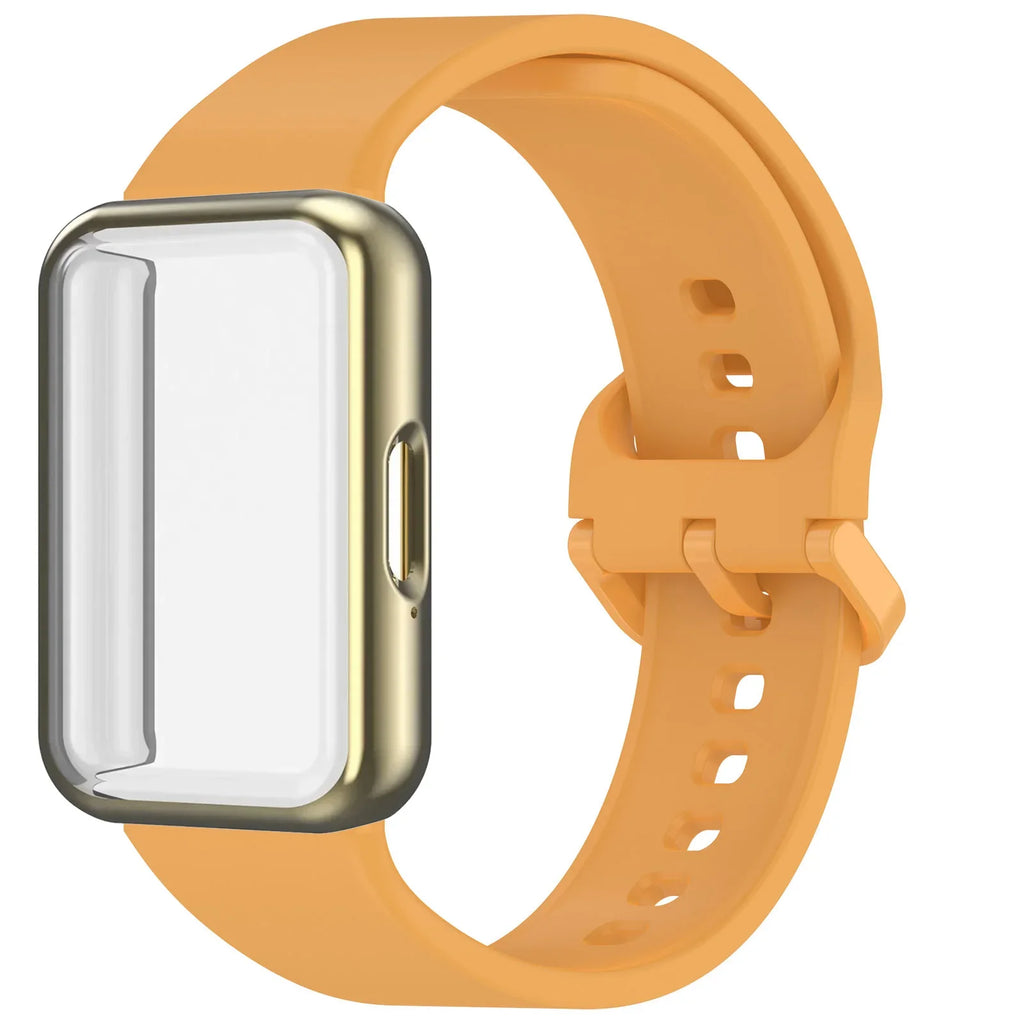 Samsung Galaxy Fit 3 Strap & Case – Silicone Band Cover Kit