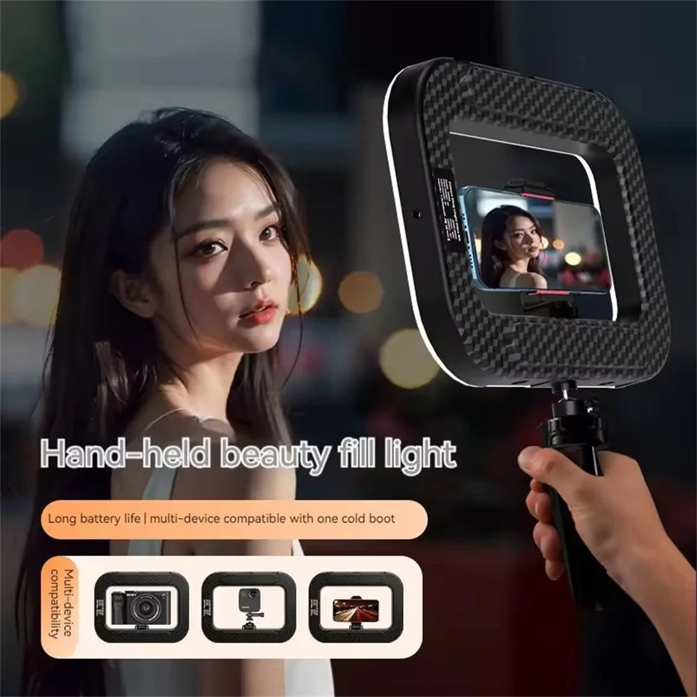 Rechargeable Ring LED Light – Portable Selfie & Live Stream Light