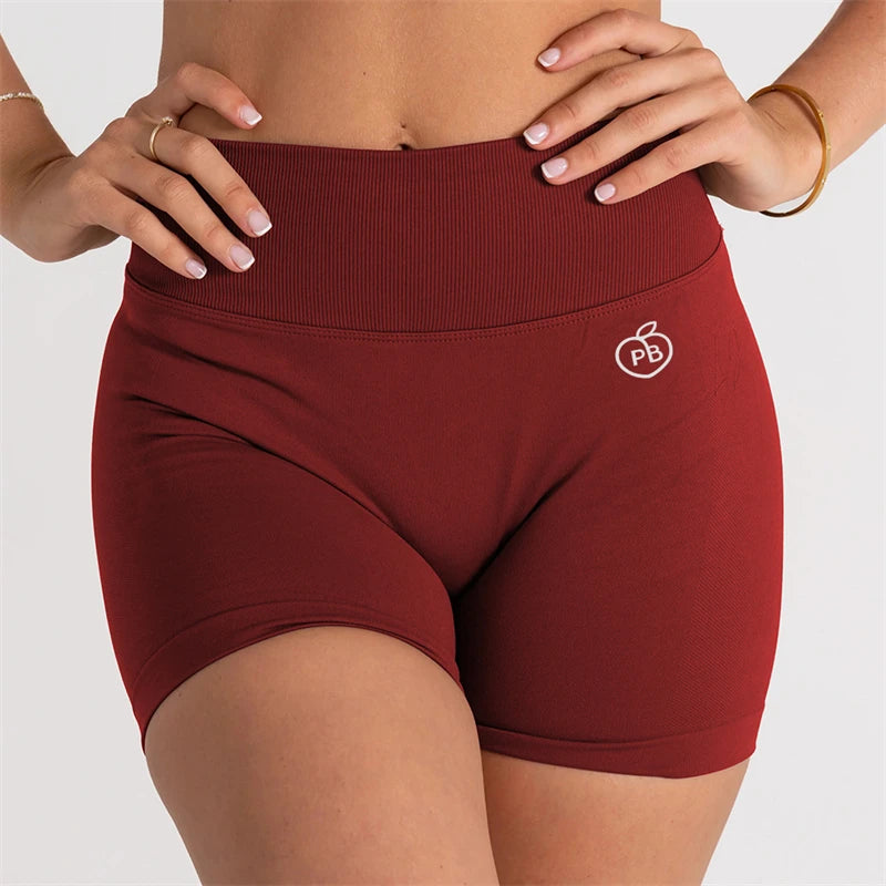 Bum Women V-Back Waist Shaping Scrunch Butt Shorts Fitness Training Yoga Clothing Butt Lifting Workout Leggings Cycling Sports