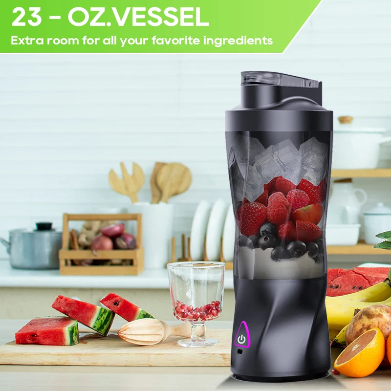 Portable USB Juicer Blender – 700ML Smoothie Fruit Mixer
