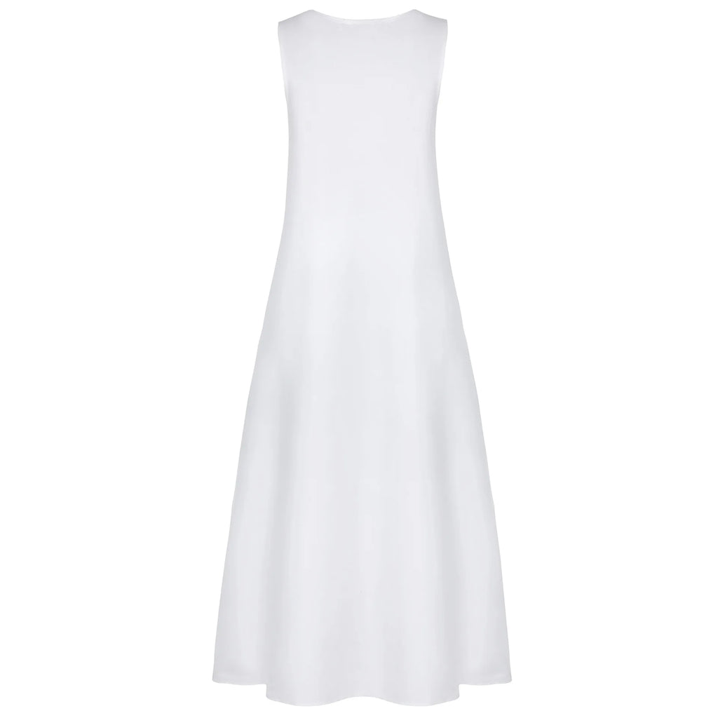 Women’s Boho Maxi Dress – Summer Casual Floral Loose Long Dress for Beach & Party