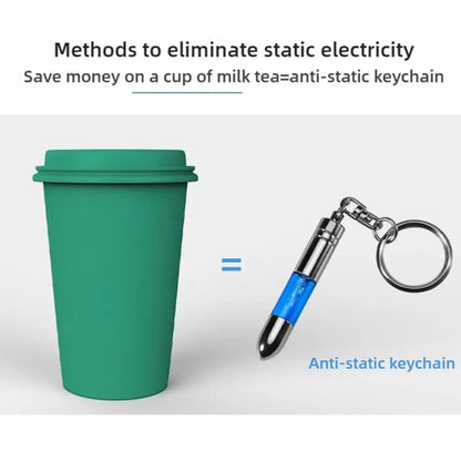 Portable Anti-Static Keychain Human Body Static Electricity Remover
