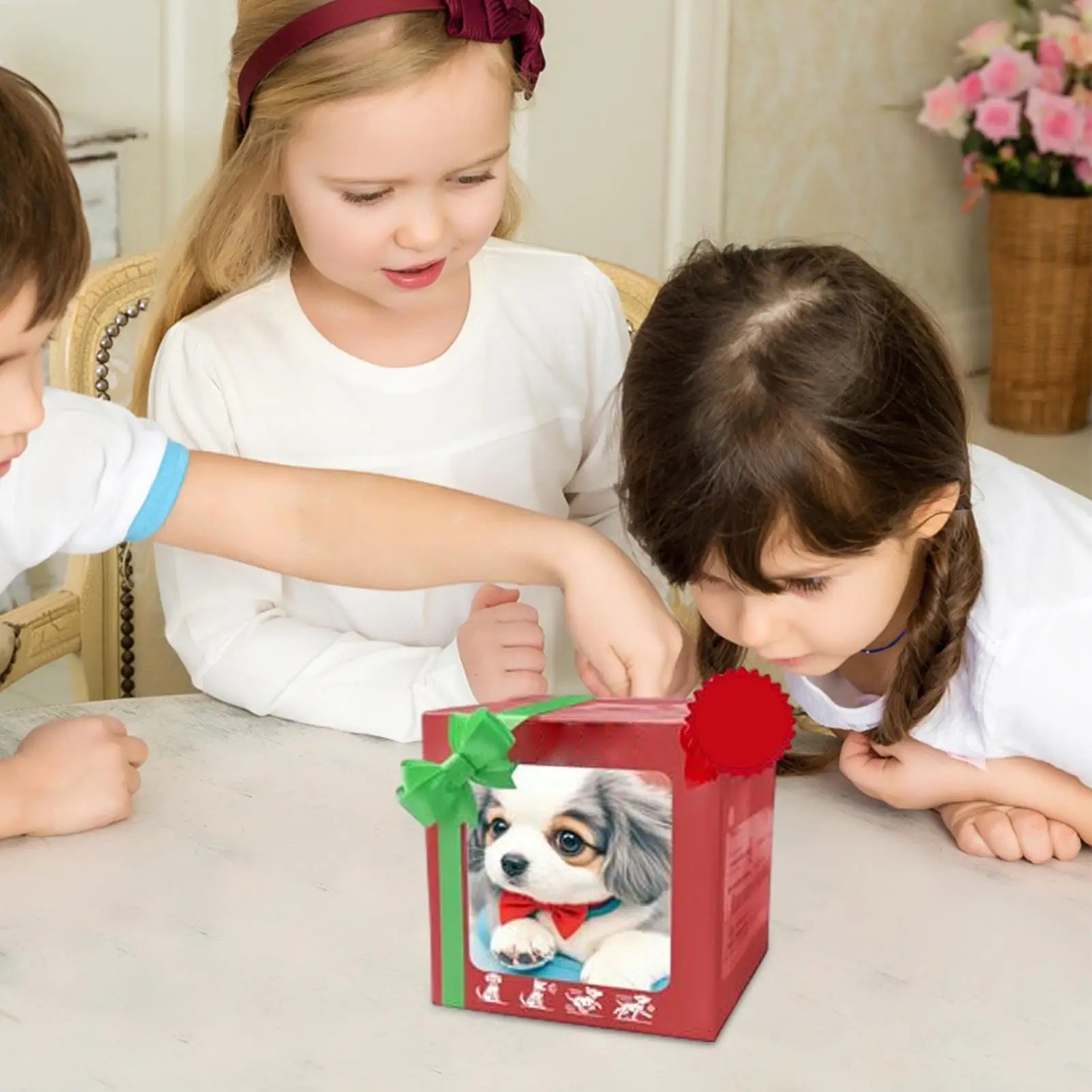 Interactive Walking Robot Puppy Plush Toy – Realistic Electric Pet Dog Gift for Kids & Adults