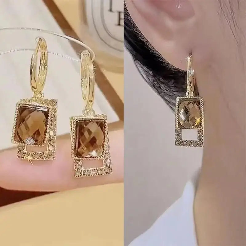 925 Silver Needle Pearl Tassel Drop Earrings for Women – Trendy Zircon Statement Jewellery