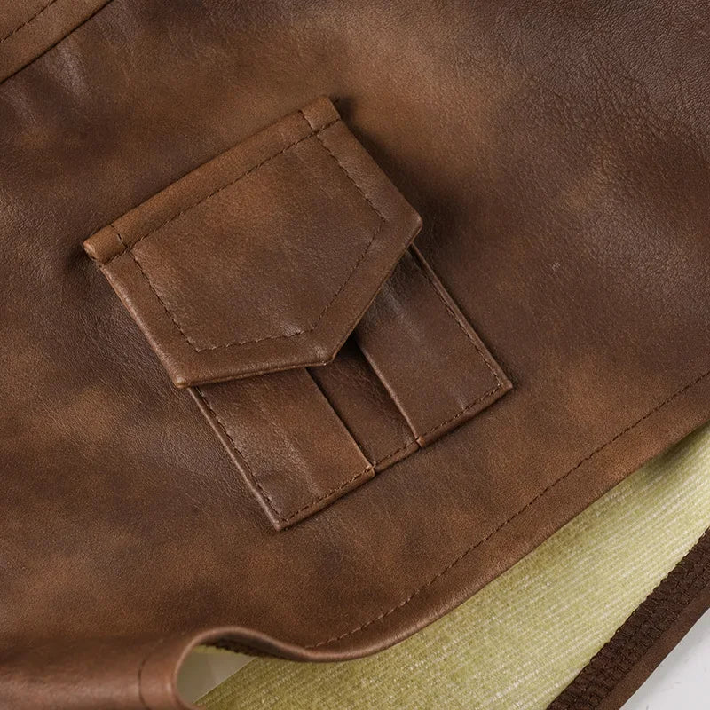 Street Style Spice Girls Fashion New Sexy Brown Pu Leather Super Shorts Women Low Waist Tight Hip Wrap Hot Pants