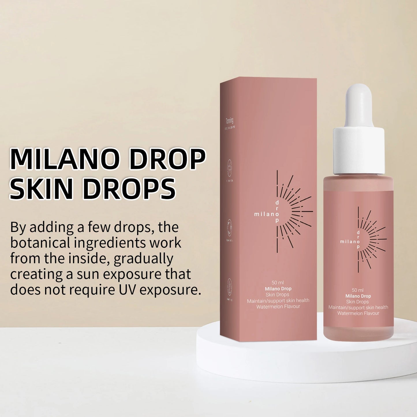 Natural Self Tanner for Face & Body – Sun-Free Liquid Bronze Glow