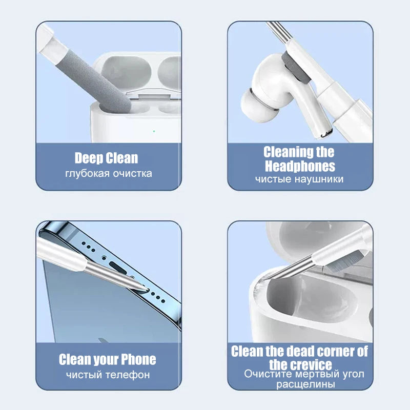 Bluetooth Earbuds Cleaning Pen – AirPods & Earphone Cleaner Kit