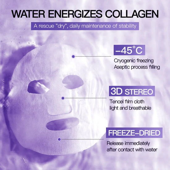 Vitamin B5 Moisturizing Freeze-Dried Mask - Deep moisturizing facial treatment specially designed for dry skin