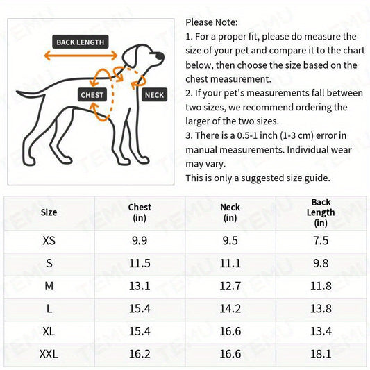 Cute Winter Dog Clothes – Cozy & Stylish Outfit for Small Dogs Perfect Christmas Gift