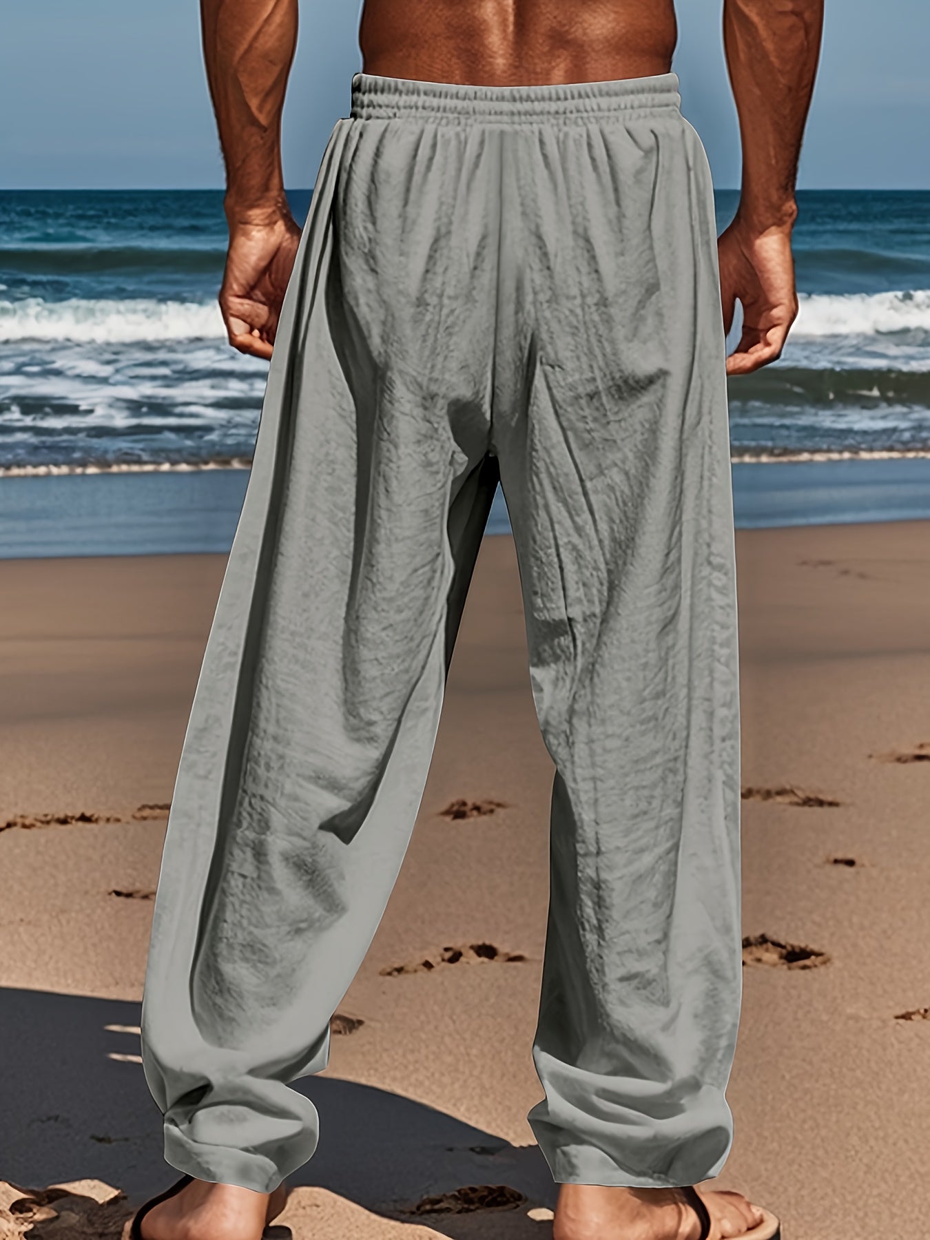 Men’s Lightweight Linen Casual Pants