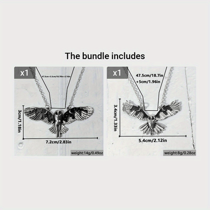 Vintage Owl Moon Phase Necklace – Witch-Inspired Jewelry for Women