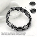 Trendy Hematite Magnetic Stone Bracelet – Natural Stone Jewelry for Men & Women