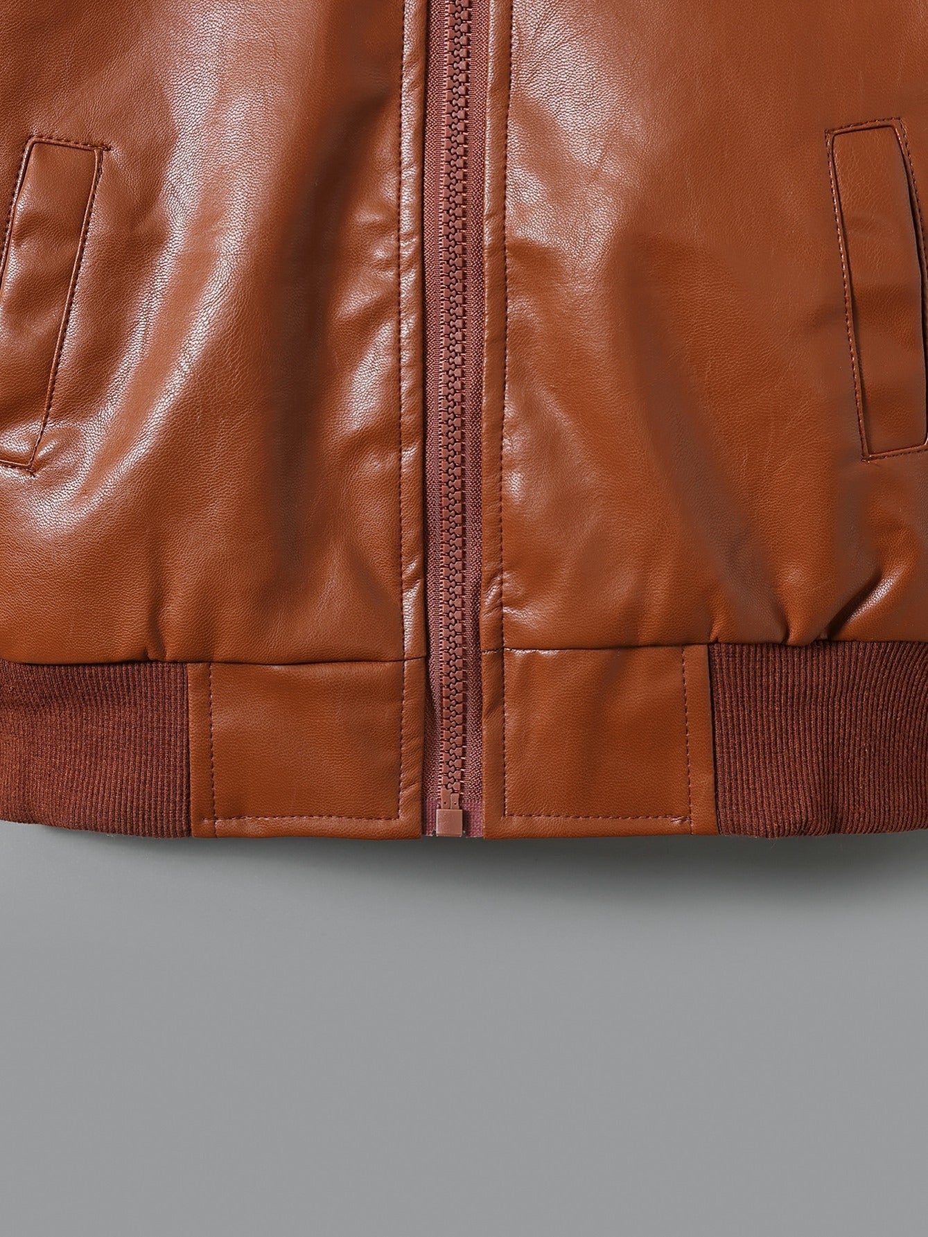 Boys Fleece-Lined Zip-Up Jacket for Autumn & Winter